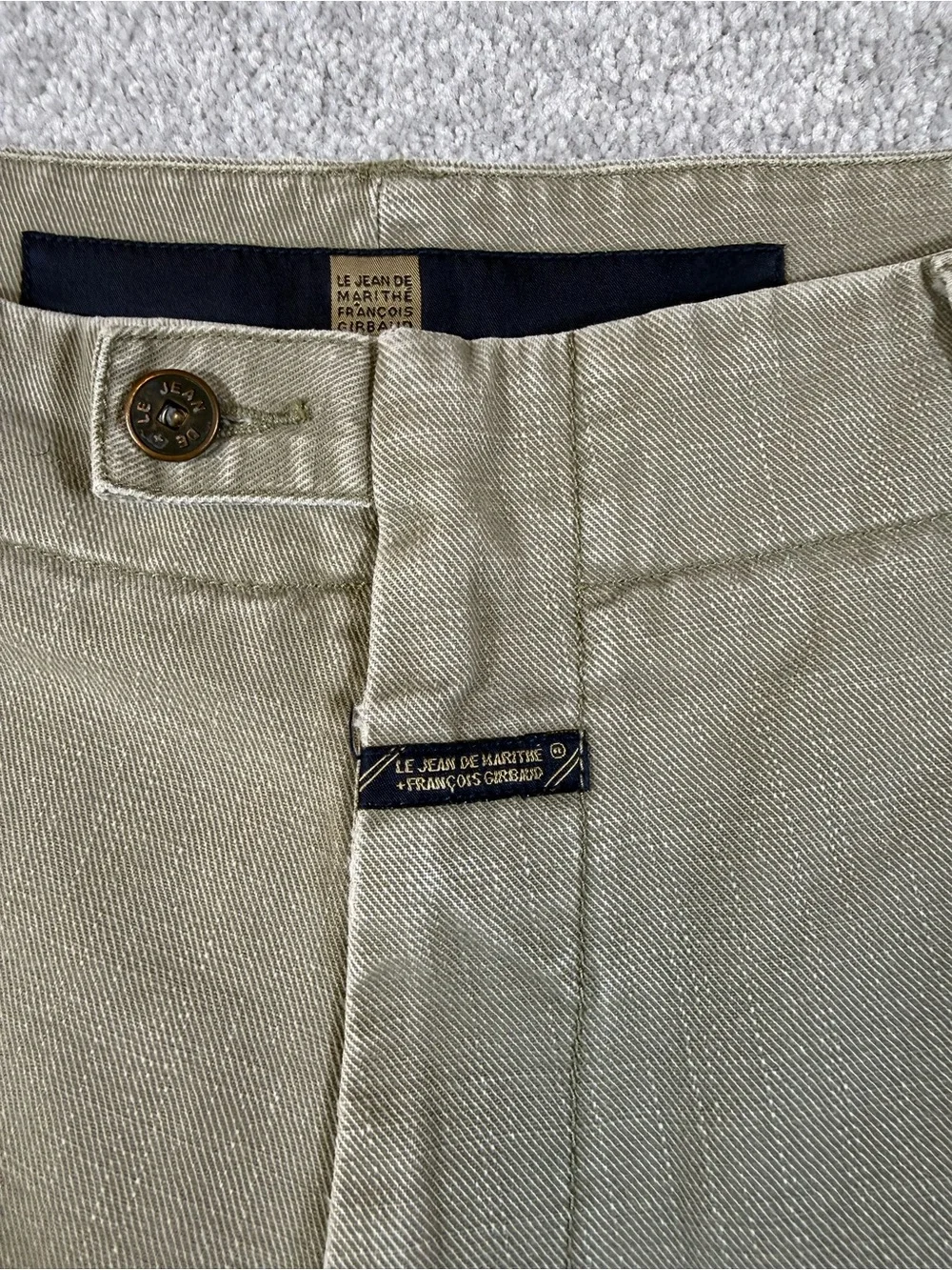 vintage Marithé + François Girbaud cargo shorts signature shuttle tape cuffs 36